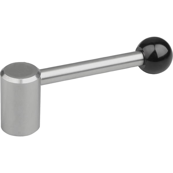 Tension Lever Size, 3, 16H7, A=126, 5, Form, 0 Degree Stainless Steel, Comp, Plastic